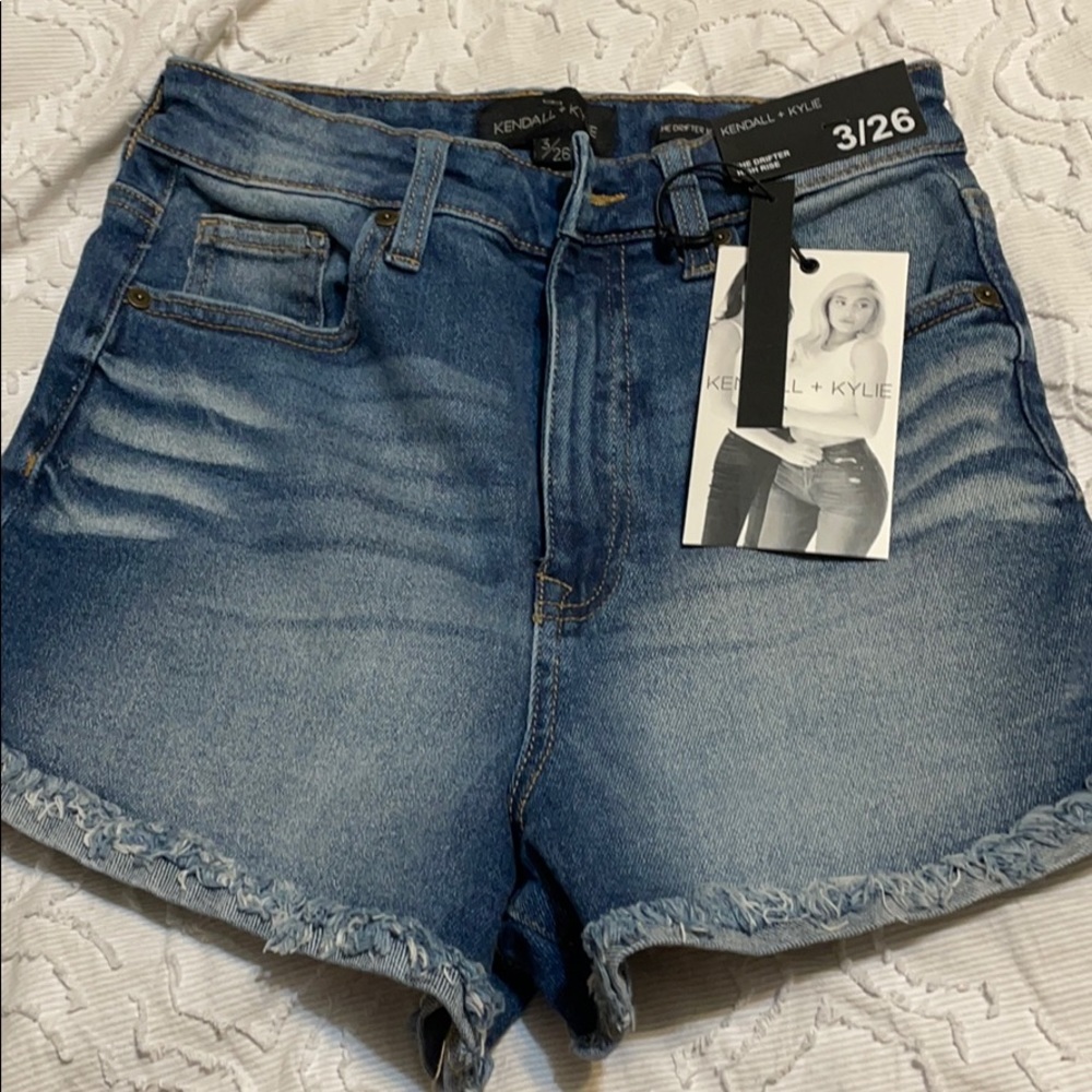 Kendall + Kylie jean shorts